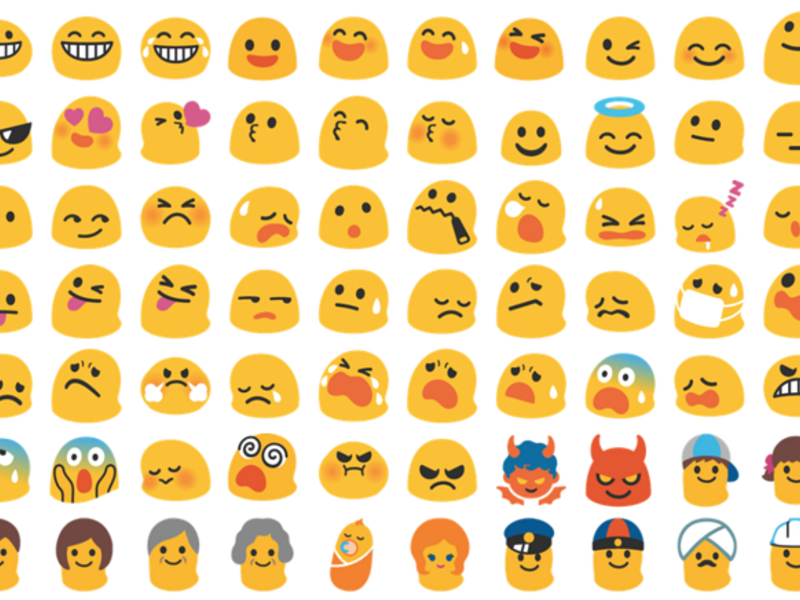 Google announced it is doing away with their often-criticized "blob" emojis. (Twitter)