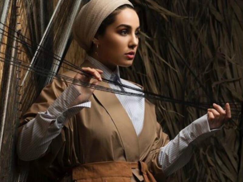 Ascia Al-Faraj has partnered with regional label Haa Designs on an exclusive collection for Ramadan. (Source: harpersbazaarabia - Instagram)