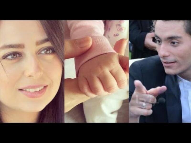 هبة مجدي وضعت طفلتها الأولى دهب من زوجها الفنان محمد محسن يوم 22 أبريل