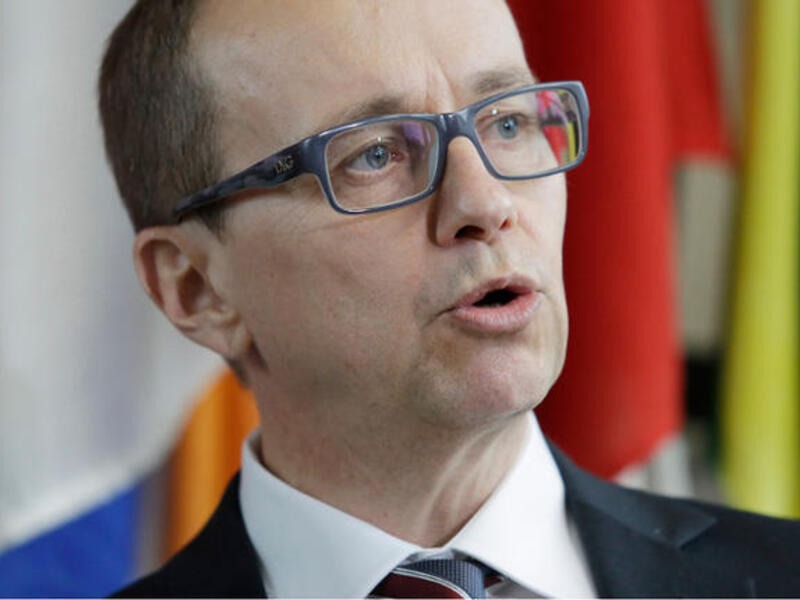 International Atomic Energy Agency (IAEA) chief inspector Tero Varjoranta talks to the press after a meeting with a delegation from Iran at the United Nations headquarters in Vienna. (Image credit: AFP)