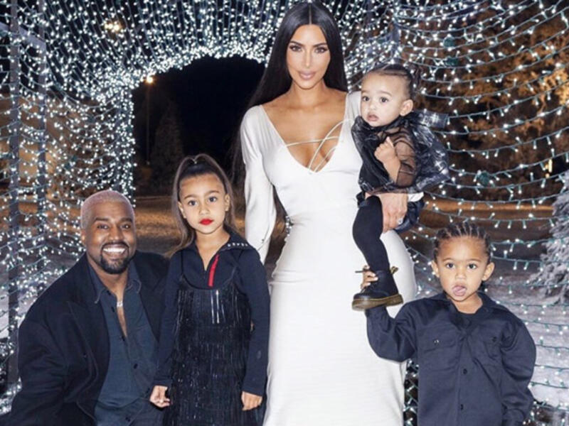 The baby boy is due in May and will be the couple's fourth child  (Source: kimkardashian / Instagram) 