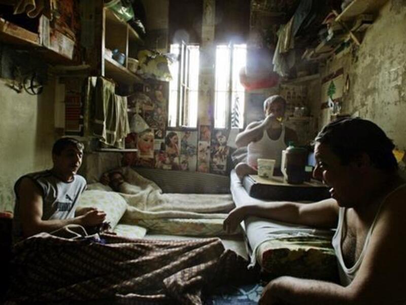 A cell in Lebanon's Roumieh prison. (AFP/File)