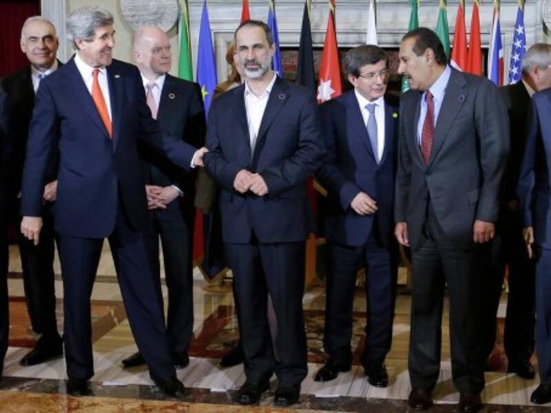 US, EU and Arab officials meeting in Rome as the Friends of Syria Group [AFP]