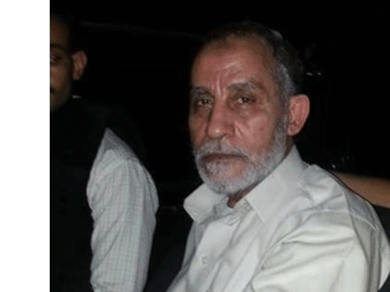 Muslim Brotherhood Supreme Guide Mohamed Badie was arrested shortly after midnight on Tuesday in northern Cairo (Photo: Egyptian Police Facebook page)