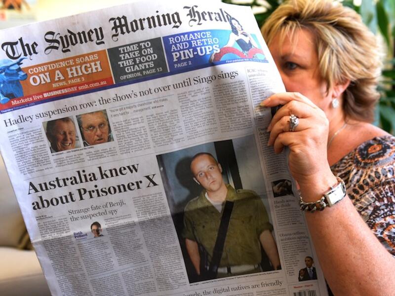 Israel confirmed it jailed a foreigner in solitary confinement on security grounds who later committed suicide, with Australia admitting it knew one of its citizens had been detained. (AFP Photo/William West)