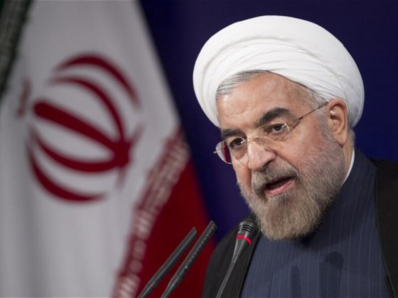 President Rouhani tells the world that Iran will not develop a nuclear weapons program (Courtesy of Raf Sanchez/The Telegraph)