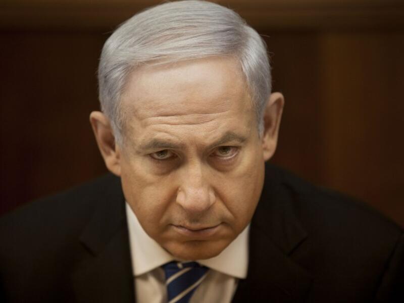 Israeli Prime Minister Benjamin Netanyahu canceled upcoming peace talks over the news that Hamas and the PLO were reconciling. (AFP/File)