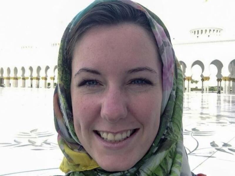 This family handout photo taken in Abu Dhabi in May 2013 shows Norwegian businesswoman Marte Deborah Dalelv, (AFP/Handout/Scanpix/Norway/Norway Out)