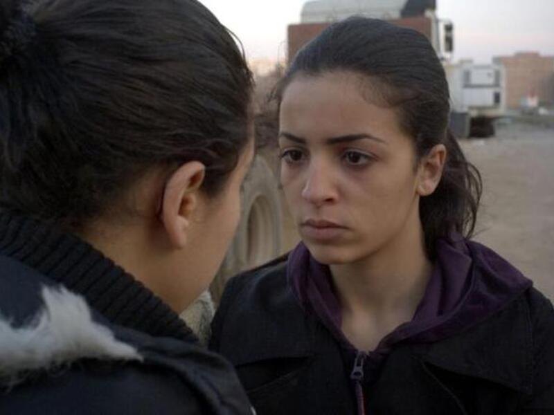 A still photo from "On the Edge"
