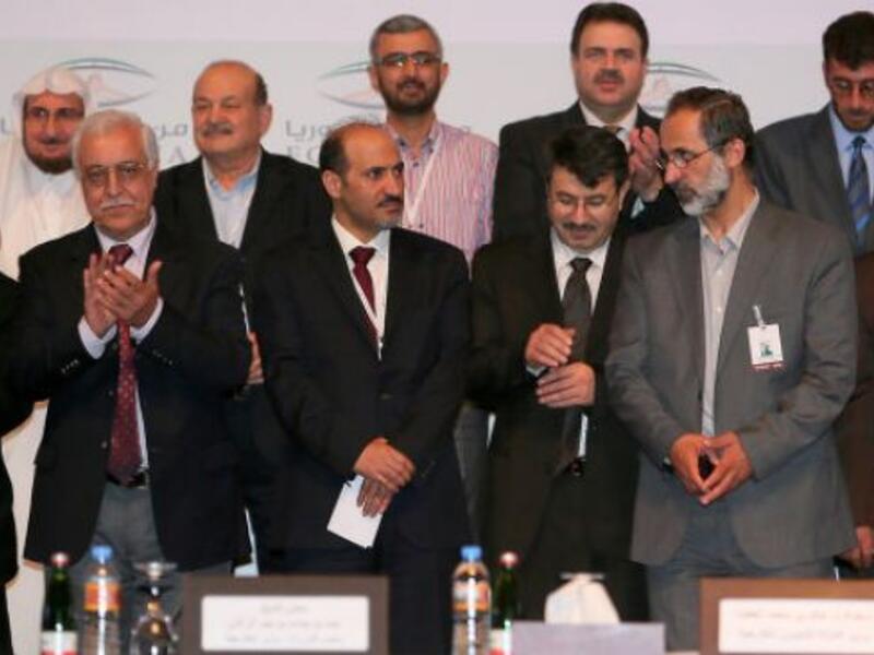 Hadi al-Bahra was supposed to succeed Ahmad Jarba in the role of president of the coalition (File Archive/AFP)