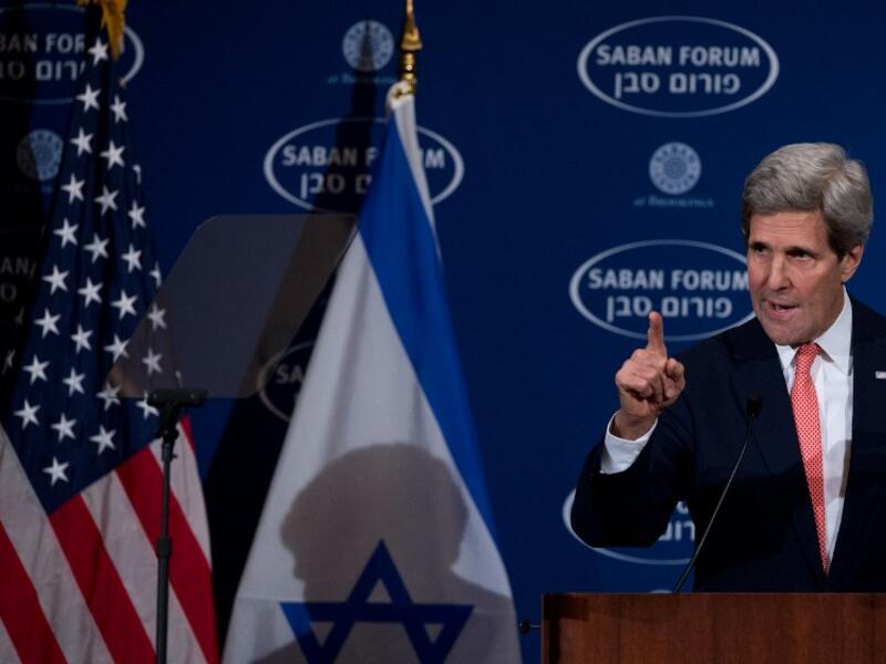 U.S. Secretary of State John Kerry, who arrives in Israel today on his 70th birthday, is dooming the potential success of the peace talks by siding with Israel, according to Palestinian sources. (AFP)