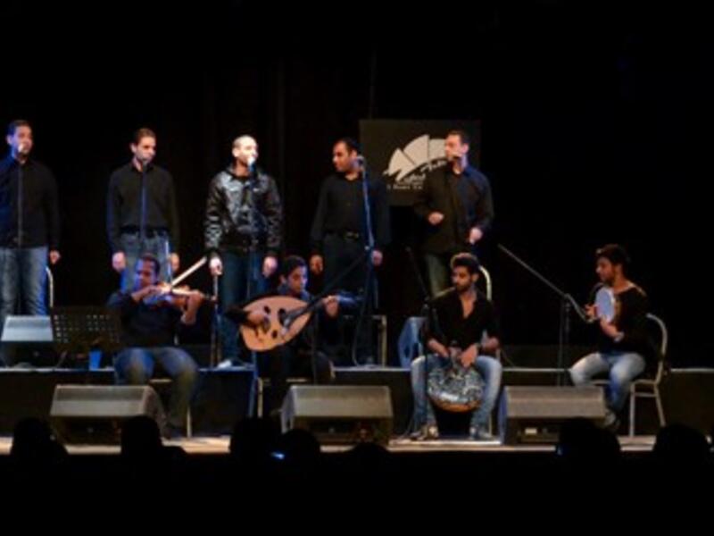 The Awela Balady Ensemble will perform a special concert dedicated to legendary Egyptian musician Sheikh Imam on Tuesday, 16 April, at the Cairo Opera House's open-air theatre. (Photo: Wasla FM)