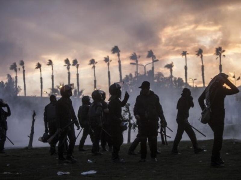 Egypt police have cracked down on Islamists throughout the country since July (Mahmoud Khaled/AFP)