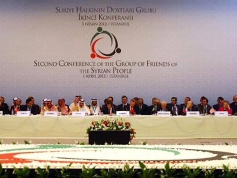 The Friends of Syria group have previously held meetings on ways to end the conflict in Syria. The group hopes the talks in London with Syrian opposition leaders will ensure that the Geneva II talks in November result in a successful political solution to end the bloody conflict (Courtesy of Al-Arabiya) 