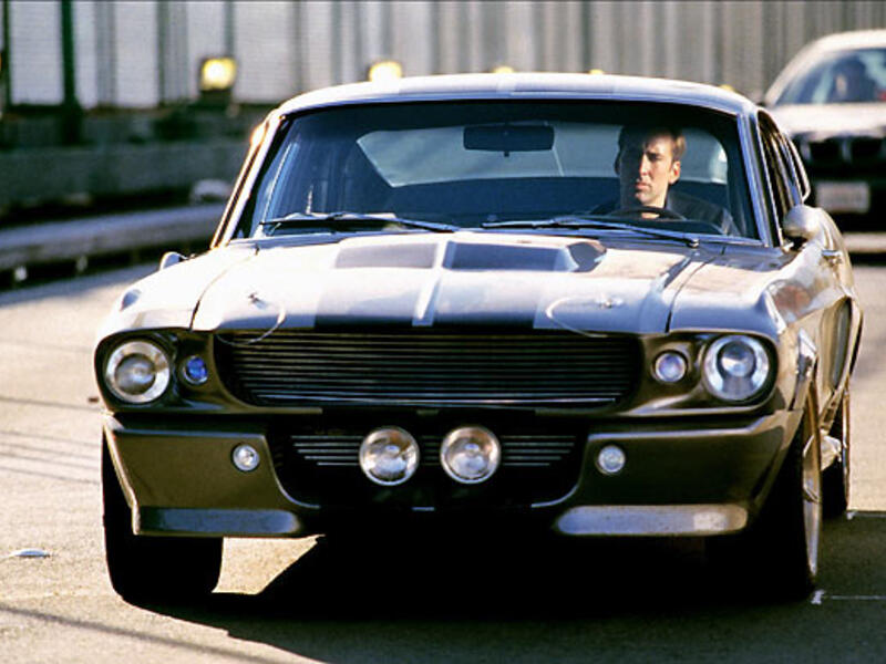 The stunning silver, 1967 Ford Mustang - driven in the movie by Nicolas Cage and powered by a 650bhp turbo engine - is for sale on UAE website Dubizzle.