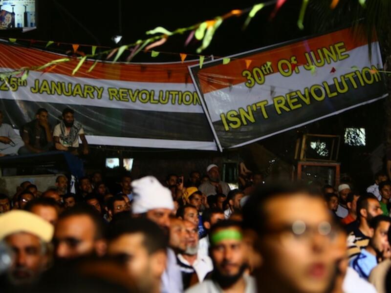 Muslim Brotherhood supporters gather in Cairo (Source: AFP/MARWAN NAAMANI)