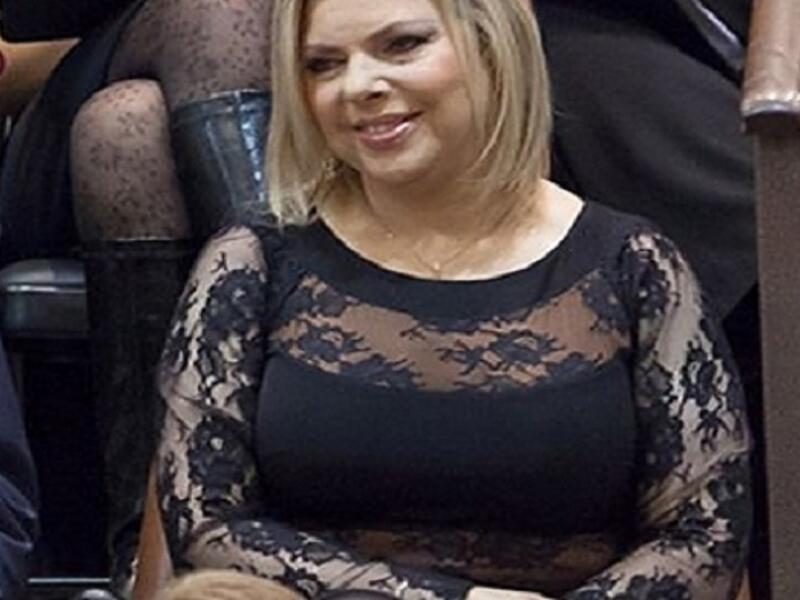 Sarah Netanyahu's dress, which had transparent lace exposing her arms, shoulders and stomach, has been criticized by both conservative and secular Israelis (Photo courtesy of Haaretz newspaper)
