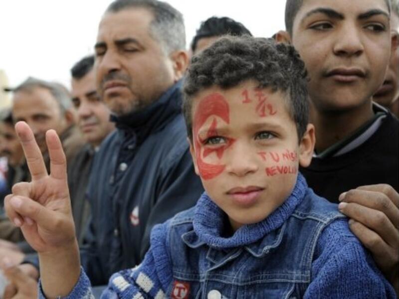Protestors have been calling for the oust of the Islamist Ennahda leadership to pave the way for an independent government (Fethi Belaid/AFP)