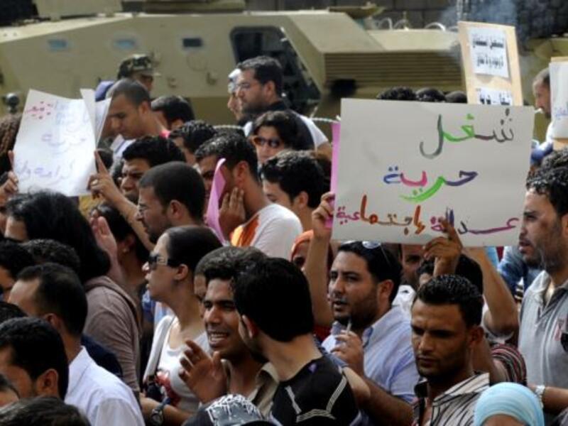 Tunisia's youth have largely been barred from participating in politics in the post-Ben Ali era by old guard politicians who believe that young people are not competent enough to handle the current political situation in the country (Courtesy of Voice of America)