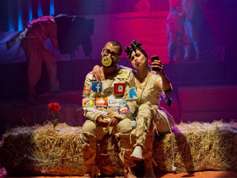After the Night theatre play. (Photo: Bassam Al Zoghby)