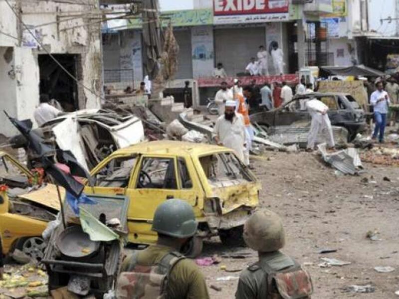 A suicide bomber in Islamabad killed two outside of a Shia mosque Wednesday. (AFP/File) 