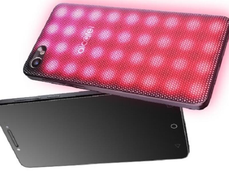 The A5 LED will become available in the UAE starting from next month. (Photo courtesy of Alcatel)