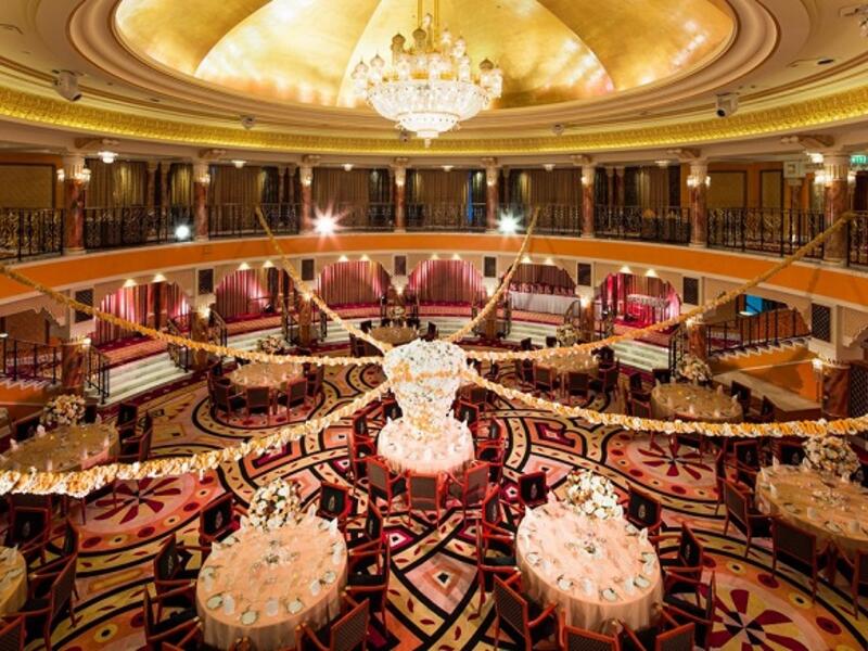 Al Falak Ballroom at Burj Al Arab
If you are looking for a premium Iftar experience in Dubai then Al Falak at Burj Al Arab is the place to be. Savour sumptuous buffet including grilled kebabs and fresh, seasonal salads alongside majestic views of the Arabian Gulf.  
Iftar: From sunset