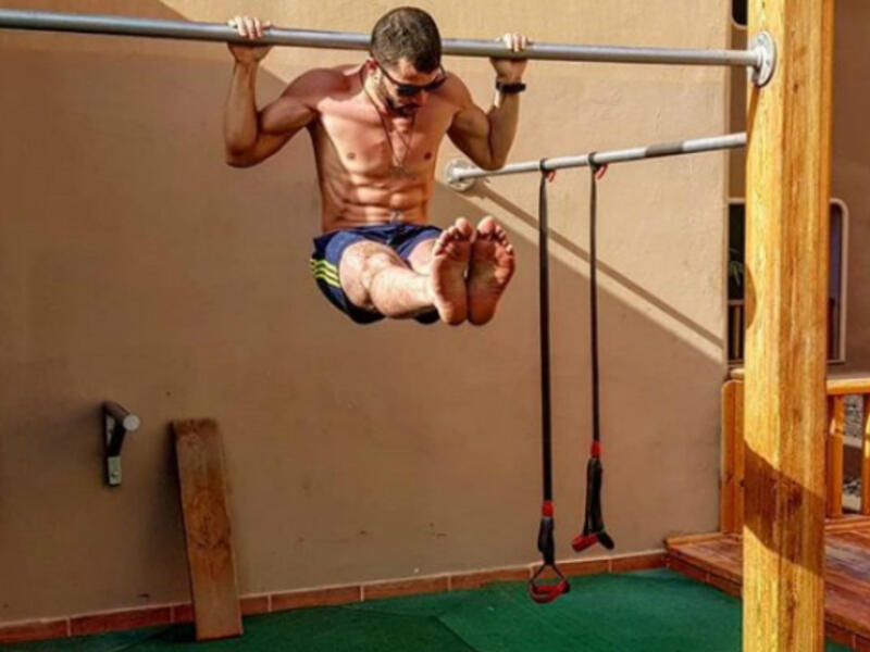 Looking at the pictures closely one can easily notice a transformation in Ramezs body