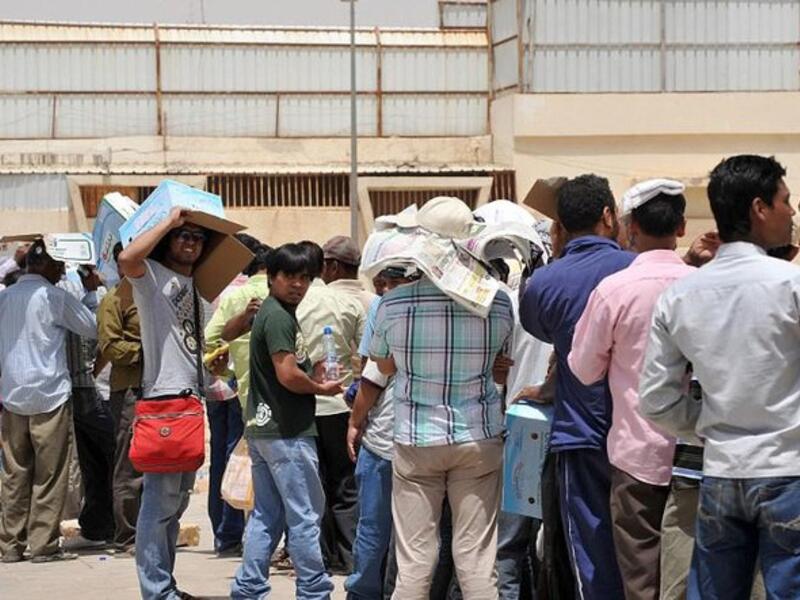 According to officials, the presence of illegal workers in the country is a security, economic, social and health risk for Saudi Arabia. (AFP/ File)
