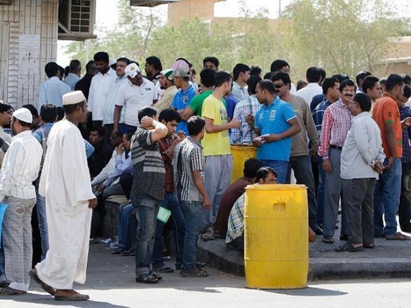 The Saudi Ministry of Labor has closed down 14 recruitment offices permanently and 40 others temporarily for various violations. (AFP/ Fayez Nureldine)