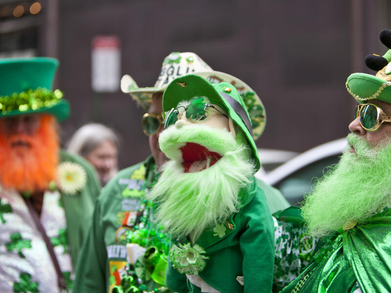 ST. PATRICK'S DAY (IRELAND) 
Saint Patrick’s Day is a cultural and religious celebration held every year on March 17th to mark the anniversary of the death of Ireland’s patron saint Saint Patrick. The day also commemorates the arrival of Christianity in Ireland  (Shutterstock)