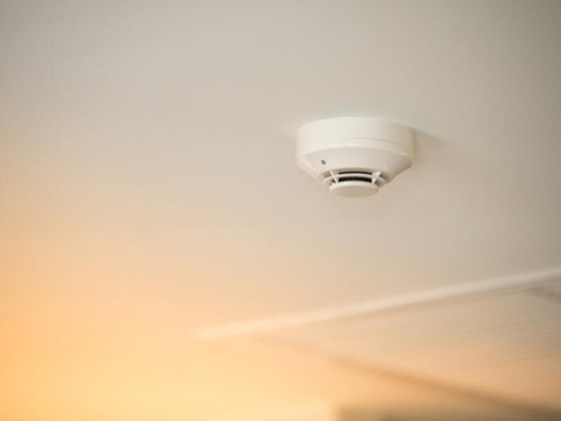 The system is a self-operated and easily installed smoke detection sensor, with a voice alarm for the quick evacuation of residents (Shutterstock/File)