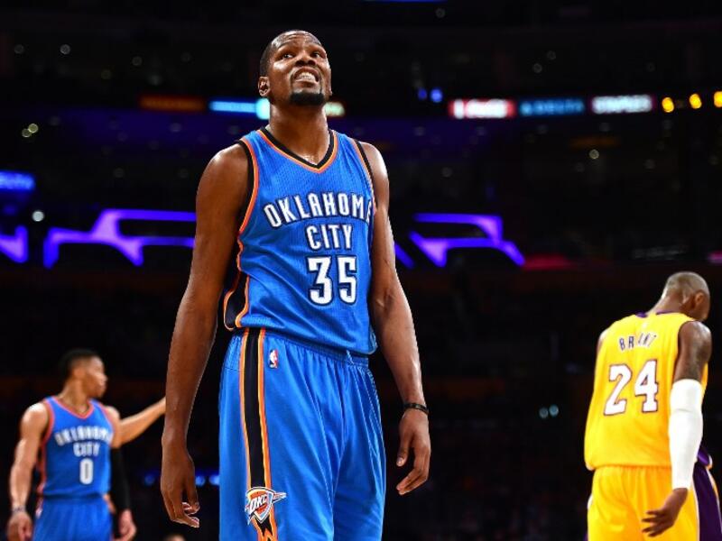 المركز السابع: لاعب كرة السلة الأميركي كيفين دورانت (أوكلاهوما سيتي ثاندر) بما مجموعه 54.2 مليون دولار