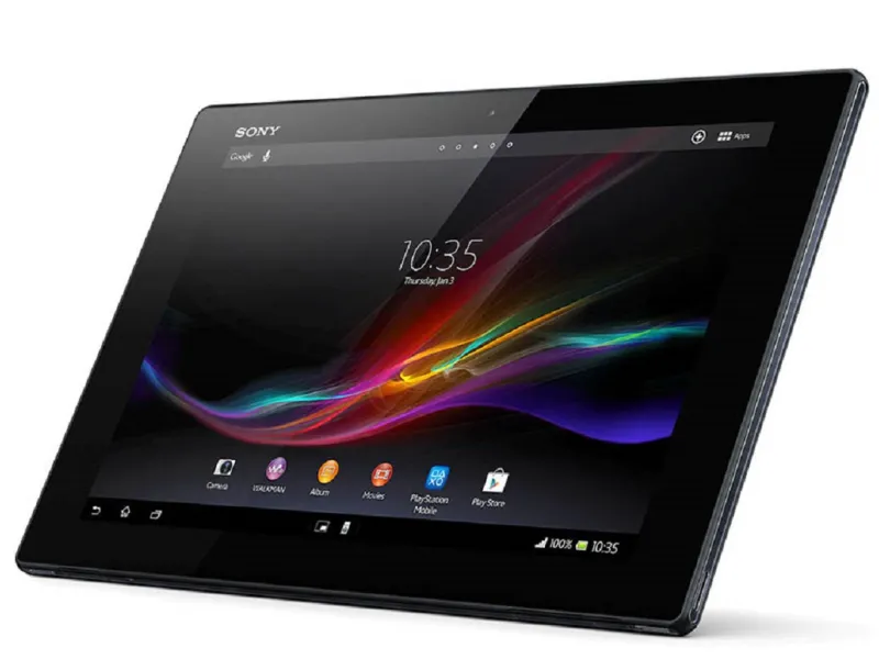 سوني اكسبريا Sony Xperia Z4 Tablet اعلن عنه في معرض MWC 2015 و سيتوافر هذا التابلت بشاشة مقاس 10 بوصة وبدرجة وضوح 2560X1600 بكسل و نظام التشغيل اندرويد لولي بوب ، بينما الذاكرة الداخلية 32 جيجابايت والخارجية تصل الى 128 جيجابايت .