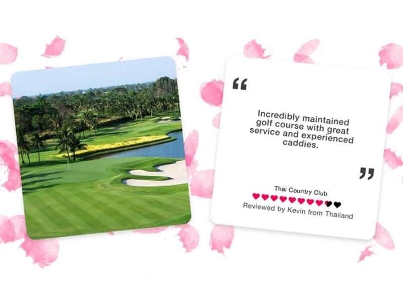 The Most Loved Course in Bangkok is: Thai Country Club.
Thai Country Club continuously transforms from everyday golfing
experience to a challenging game for international tournaments. Although renowned as one of
the most elite golf courses in Asia, it is widely recognized for having the friendliest and most
professional staff. 