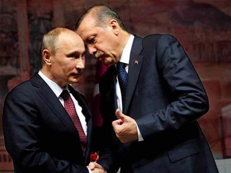 Erdogan and Putin meeting to discuss the Syrian conflict (Rami Khoury/Al Bawaba)
