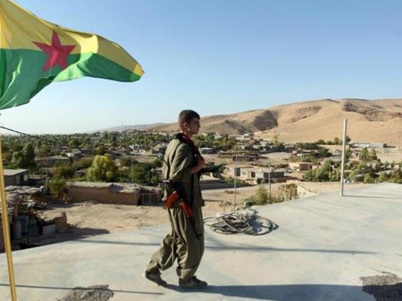 A PKK fighter on patrol in southeast Turkey. (AFP/File)