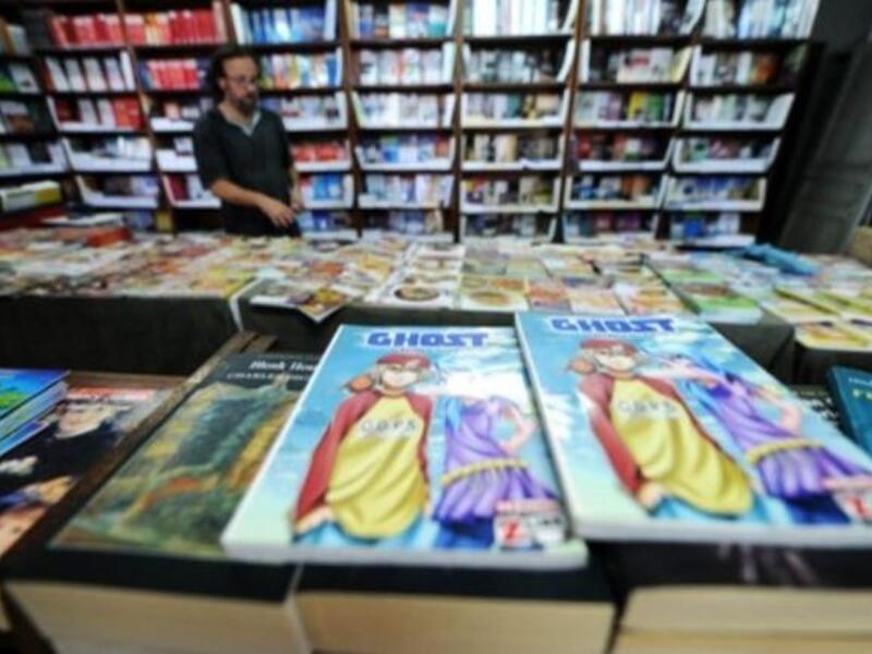 Algerian manga, called DZ manga, is published in French, colloquial Arabic and soon will be printed in Berber (AFP)
