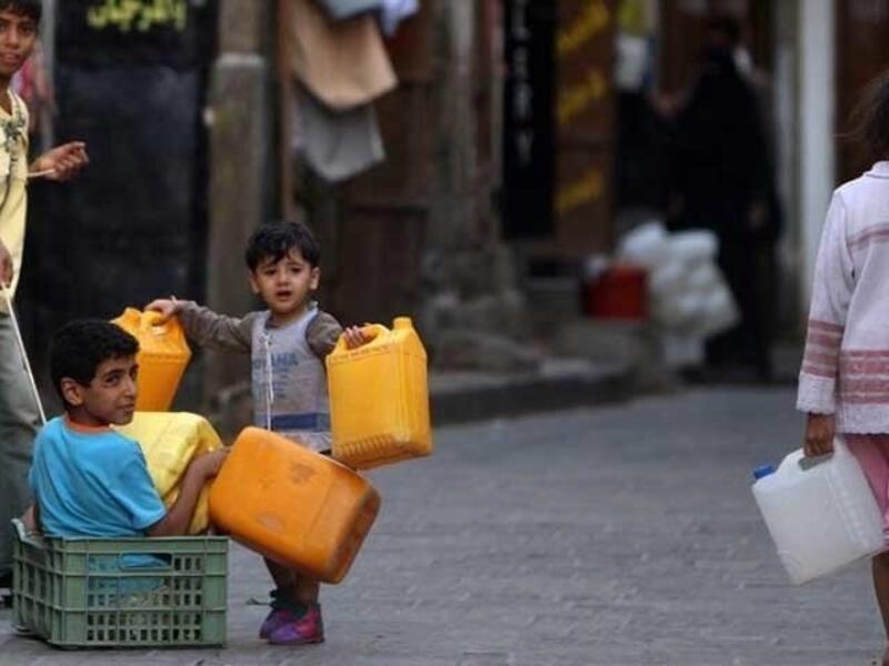 According to UNICEF, over one hundred children have been killed in the Yemeni conflict since Saudi-led airstrikes began in late March.  (AFP/File)