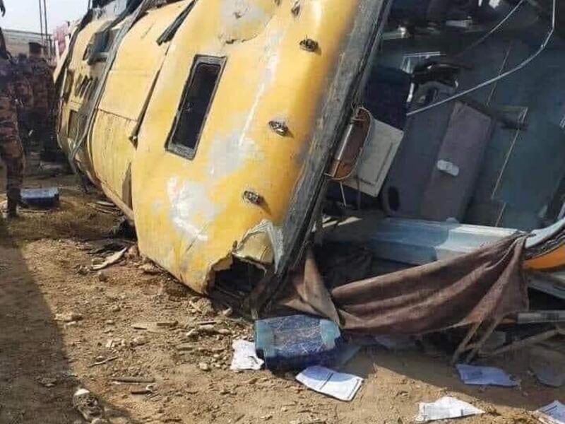  3 وفيات و34 إصابة في انقلاب حافلة طلاب جامعة أردنية