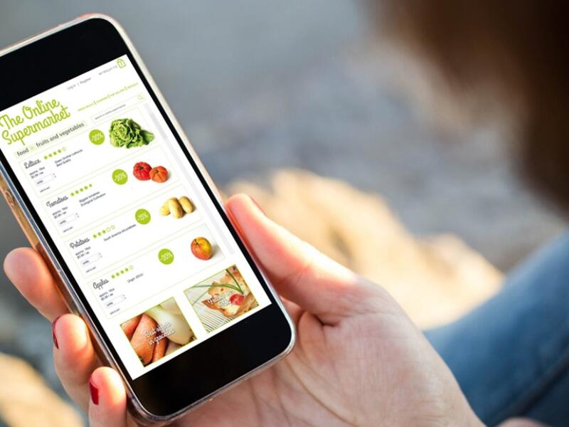 Many big stores, as well as new start-ups, have opened e-commerce grocery stores where you can shop your whole grocery list while relaxing on your sofa.