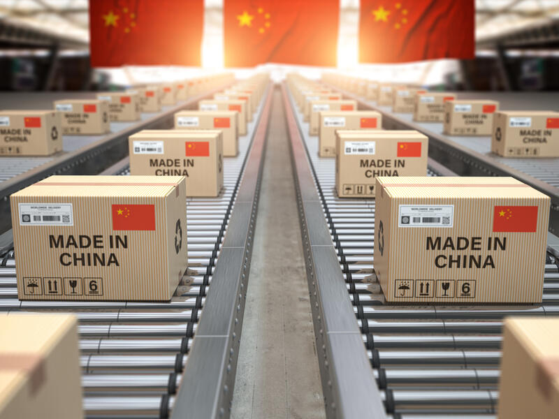صادرات الصين المقومة باليوان تسجل ارتفاع بنسبة38.7% خلال الربع الأول من 2021