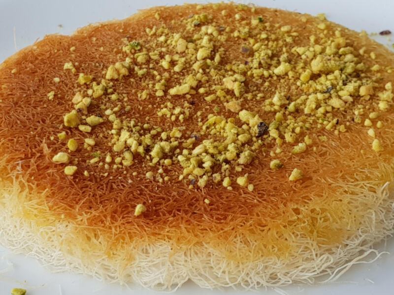 الكنافة بالقشطة