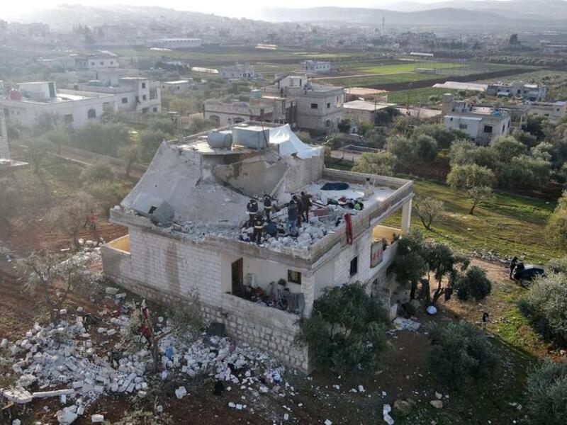 Photos of the Aftermath From US Operation in Syria