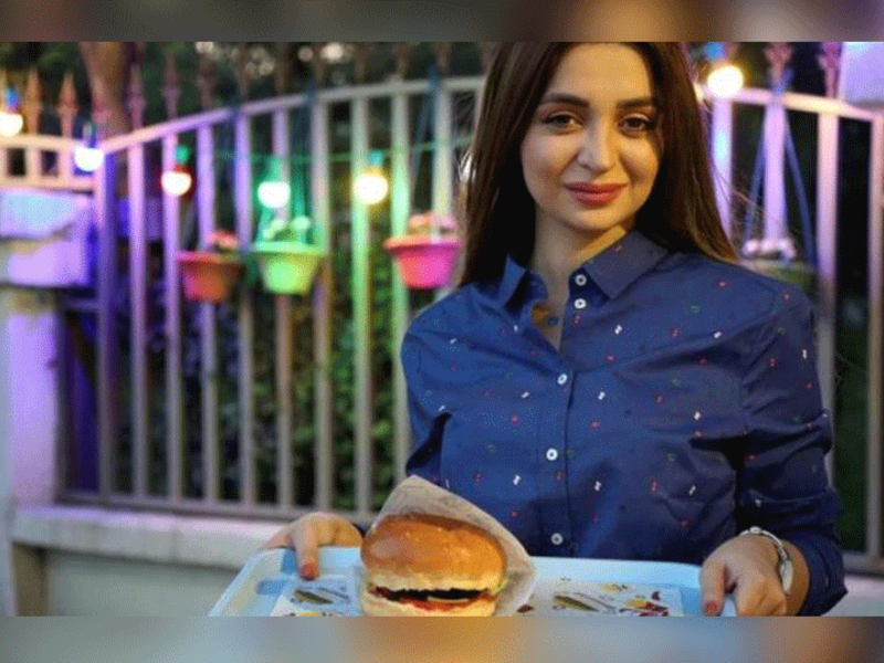 Zilan Serwud, 22, needed family approval before opening her food truck selling burgers in Iraqi Kurdistan.