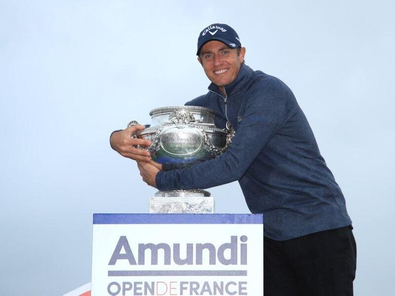 Colsaerts with the Amundi Open de France trophy