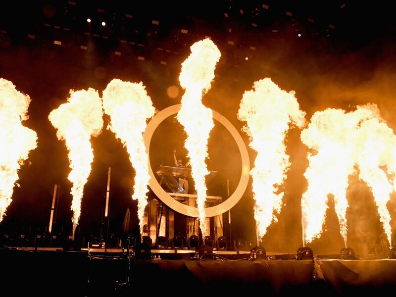 Zedd performs at Coachella Stage during the 2019 Coachella Valley Music And Arts Festival on April 21, 2019 in Indio, California. Kevin Winter/Getty Images for Coachella/AFP