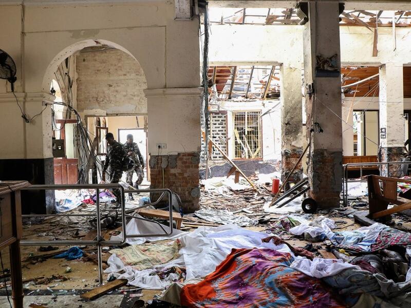 A string of blasts ripped through high-end hotels and churches holding Easter services in Sri Lanka on April 21, killing at least 290 people, including 35 foreigners.  ISHARA S. KODIKARA / AFP