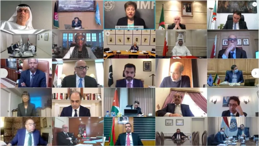 Al Tayer Participates in the MENAP Meeting with Managing Director of the IMF