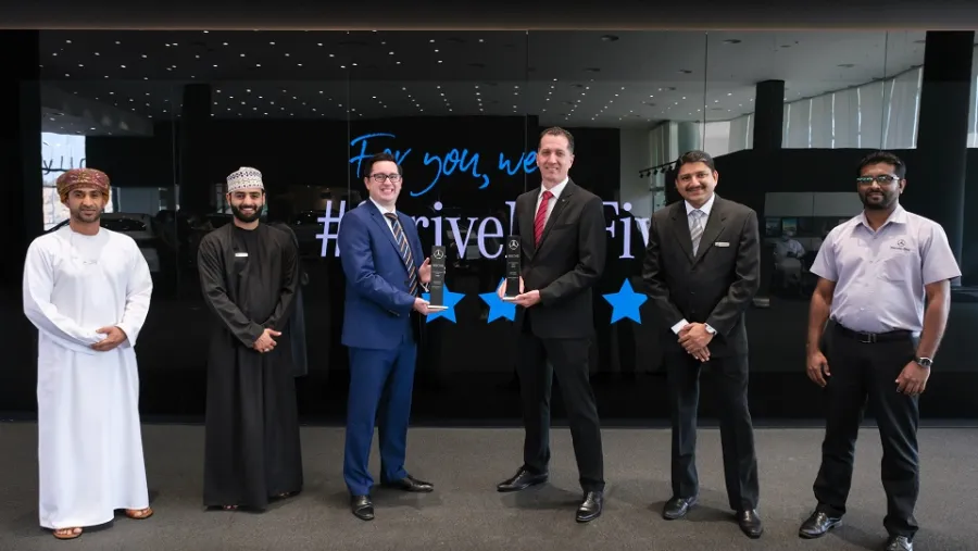 Mercedes-Benz Oman Takes Home “Best Retention Performance” & “Best People Development”  Awards presented by Mercedes-Benz Cars Middle East 